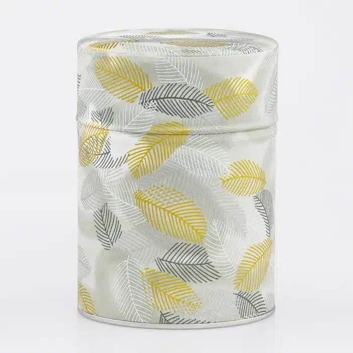 Boîte à thé japonaise Akemi en papier washi décorée à la main