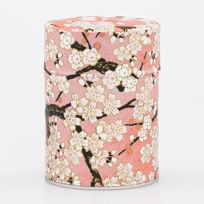 Boîte à thé Nabari en papier washi japonais coloré, vue principale