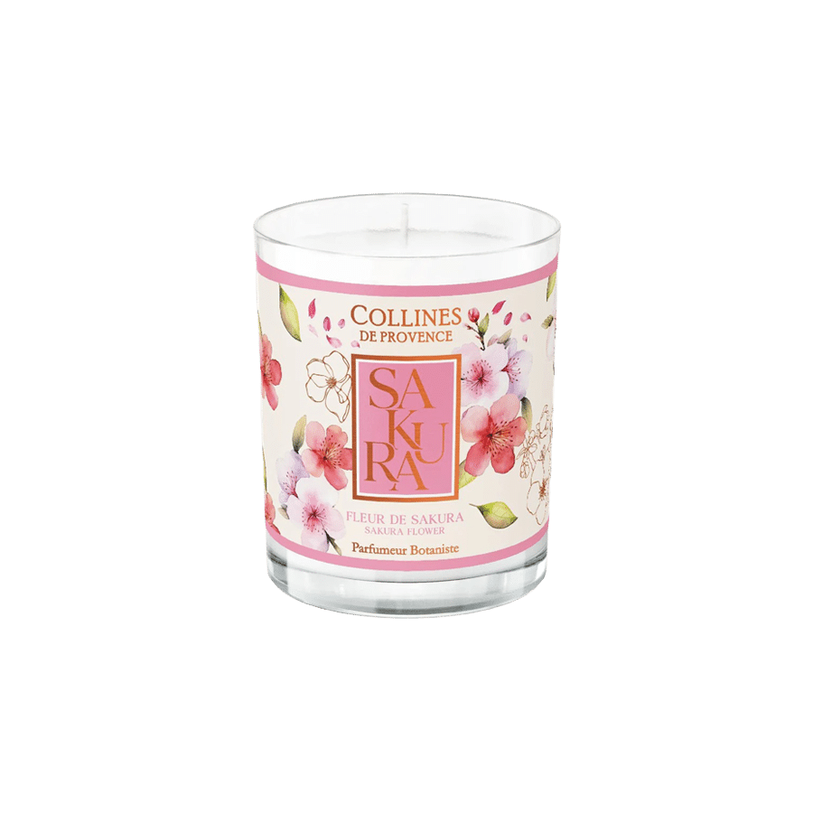Geurkaars Sakura Bloem – Collines de Provence 180g